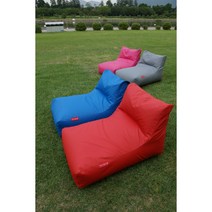 [아티슈슈] 생활방수 야외&실내 크루즈 비치 빈백 1인용소파 방수빈백(발받침 미포함), 레드