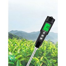 토양 ec측정기 토양ph측정기 알칼리 산도 농업용 화분, EC 테스터 (염도 + 온도 측정)