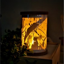 [키위아트]새 도안 입고 DIY 페이퍼커팅아트 무드등 도안 낱개판매, 6.우리의 멋 -난이도 중상