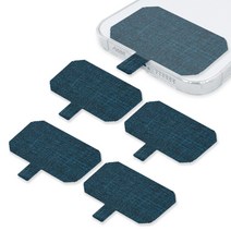 네츄럴파크 스마트폰 네모각 올코튼 태그홀더 5P 손목 스트랩 걸이 줄 행온택, 10. 네모각올코튼 태그홀더-데님네이비 5P, 5개