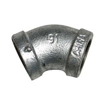 백관엘보(45도) 15-50A 철파이프연결 강관부속 설비자재 배관자재 수전 보일러 수도, 25A x2개세트, 1개