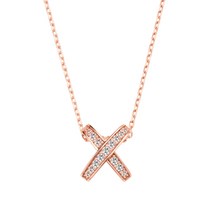 모아르 [모아르] 여자 18K 목걸이 체인 X 밴드