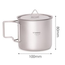 TOMSHOO 초경량 티타늄 컵 접이식 손잡이와 야외 휴대용 캠핑 피크닉 워터 컵 머그잔 300/350/420/450/550/650/750ml, 550ml_12