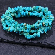 천연 청금석 오팔 석영 형석 자유형 칩 스톤 비즈 DIY 목걸이 팔찌 보석 만들기 15, Turquoise