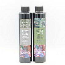 인더스 루비펄 헤어왁싱 300ml 회색그레이 카키색칼라, 카키브라운