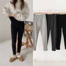겨울 밍크 기모임부복 임산부기모레깅스 임부기모레깅스
