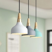 식탁조명 펜던트 주방등 3p 세트, 그레이A