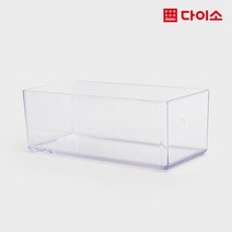 [다이소]투명 클리어 정리함(16.4x8.2x6.2cm)-1035254, 투명