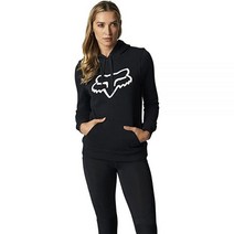 Fox Racing 여성용 표준 바운더리 풀오버 플리스 후디 블랙 스몰, X-Small, Black