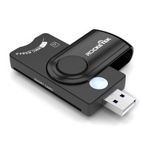 블랙박스sd카드리더기 usb 메모리 microsd c타입 Rocketek Cr310 Usb 2.0 세금 선언 Ic 스마트 외부 카드 판독기 Tf Sim 어댑터 컴퓨터 액세서리, 한개옵션0