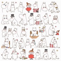 빅사이즈 러블리 무민 인스