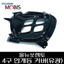 올뉴쏘렌토 4구 안개등 커버 (유광) 86525C5210 86526C5210, 운전석