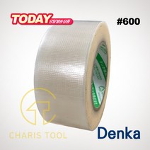 덴카 뉴크로스 보양용 테이프 600 고강도 섬유질 임시보양 잔상없음 폭 50mm x 25M, 5개입, 1개