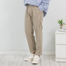 클로어 테이퍼드핏 밴딩 팬츠