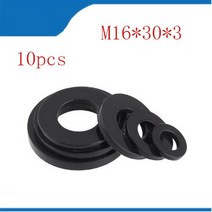고무바킹 고무패킹 캡 실리콘패킹 M16 x 30mm 새로운 검정색 B 나일론 플랫 와셔 플라스틱 절연 일반 링 개, 한개옵션0, 한개옵션0