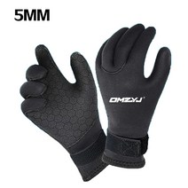 수상스키 제트 바다 수영 해루질 장갑 수영 손갈퀴 웨이크 걸 3 5 네오프렌 다이빙, 5mm, s