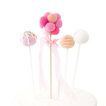 케이크 폼폼데코 픽-디자인 특별한 촛불 양초 생일 막대 픽 데코 장식
