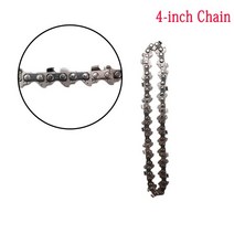 체인 커터 리무버 커터기 4/6/8 인치 및 가이드 플레이트 세트 미니 전기 톱 무선 가지 절단 날카로운, 01 4-inch Chain