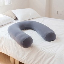 차오랩 U자 바디 필로우 임산부 베개, 그레이