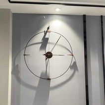 모던 벽시계 엔틱 벽걸이 시계 북유럽 무소음, C-90cm