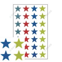 오색스티커 7매 네모스티커 띠스티커 모양스티커 냉장고스티커 메모스티커 유아스티커북 원형스티커제작 포장