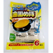 기름응고제 폐식용유 폐유 처리제 12g x 6포