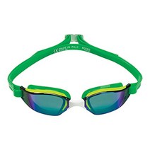MP Michael Phelps 마이클 펠프스 XCEED 수영용 고글, Green Mirrored/ Yellow Green, 녹색 미러링, 황록색
