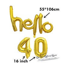 30살 계란한판 케이크 토퍼 특이한 생일초 1 세트 16 인치 로즈 골드 OLD AF, 글로드 40