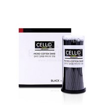 마이크로브러쉬 블랙(1통/100개입) 셀라인 일회용 반영구 마이크로 면봉