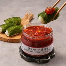 살로만 순살게장 양념 간장 380g, 살로만 순살 간장게장 380g