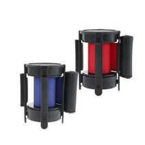 GHSHOP 2p 2m stanchion 대기열 장벽은 개폐식 벨트를 확장, 설명한대로, 나일론