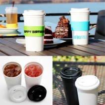 리유저블컵 제주 텀블러 투명 콜드컵 보온 보냉 제작 각인 제로웨이스트 친환경, 핑크, 블랙