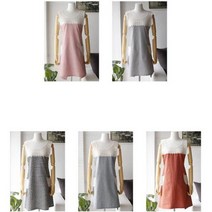 레이스 패턴의 조화 러블리 신혼 앞치마 패브릭앞치마, 상세페이지 참조