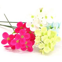 수국 비누꽃 낱개 비누꽃 조화 도매, #11_연두