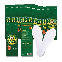 발열 깔창 핫팩 깔창형 발바닥 발가락 발핫팩, 50개(100매)