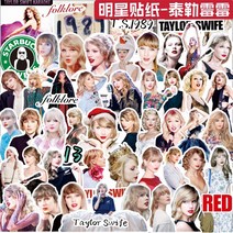 핸드폰케이스장식 테일러 스웨이 부트 스티커 시트지 TAYLORSWIFT 곰팡이가 슬다 스타 주변 손금장부 2330276649, 테일러 곰팡이 스티커 시트지 5매 (