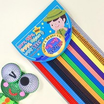 3000 띠 칼라 골판지 공예, 10개