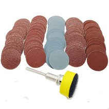 천사포 사포지 샌딩기 원형사포 100pcs 1 인치 25mm 샌딩 디스크 패드 100-3000 그릿 연마 연마 패드 키트 dremel 로타리 도구 샌드페이퍼 액세서리, 100개 600그릿