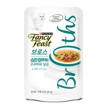 퓨리나 팬시피스트 브로스 40g 고양이간식, 닭고기&고구마와 당근