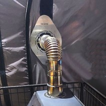 텐트 화목 난로 홀잭 연통 스킨 보호대 구멍 커버 홀잭키트, 스킨보호대(홀잭)-105mm스텐