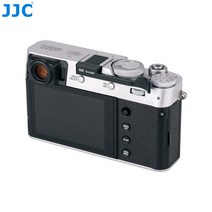 JJC 후지 X100V X100F X-E3 X-E4 카메라 엄지그립, 실버