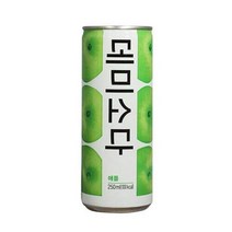 동아오츠카 데미소다 애플 250ml 30입 1박스 팬트리 탕비실 편의점 하이볼 달콤한 캠핑준비물 1세트