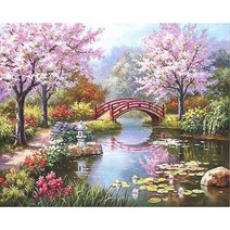 SDOYUNO 60x75cm 숫자로 오일 페인트 풍경 DIY 페인트 캔버스에 숫자로 그림 홈 장식 벽 예술, 99024