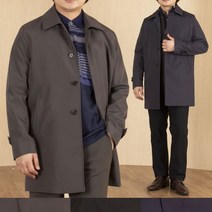 중년의품격 품격 그자체 멋쟁이 베이직 누빔조끼 카라 트렌치 반코트 751