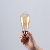 비디엘 LED 에디슨 전구(램프), 전구색, 1개