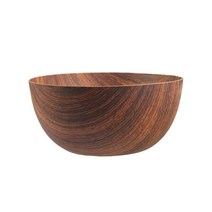 우드무늬원형볼 대접 면기 분식 업소용그릇 멜라민 분식 식당그릇, 5호