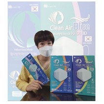 [김서림방지] 크린에어블루 KF-94 황사방역마스크 흰색/ 대형 100매