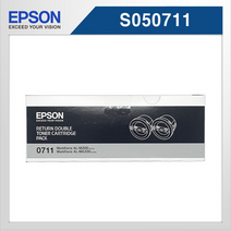 토너 EPSON M200MX200 더블팩 검정 C13S050711, 단품