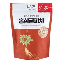 쌍계명차 김동곤 명인이 만든 홍삼귤피차, 1.8g, 80개입