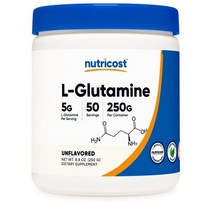 뉴트리코스트 L-Glutamine L-글루타민 파우더 250g 500g, 250g.